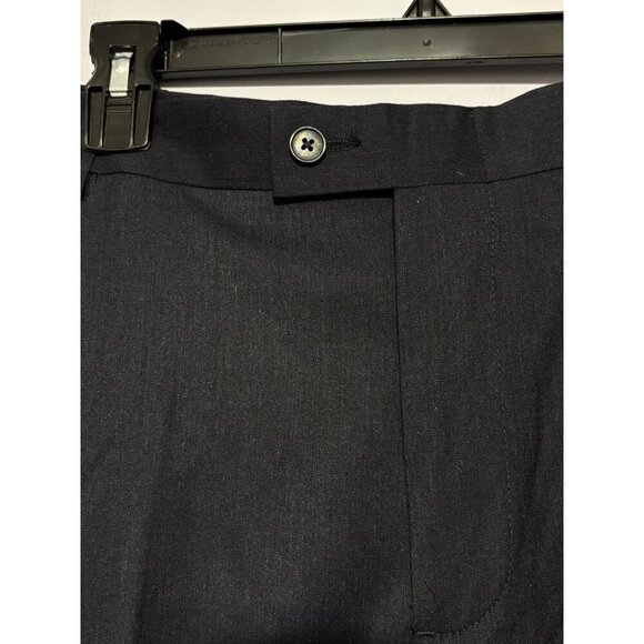 Arrow Mens Modern Fit Flat Front Dress Pants 42x32 Dark Blue MSRP $80 NWT - Picture 3 of 9